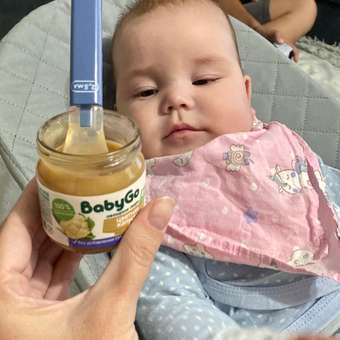 Пюре BabyGo Цветная капуста с 4 мес 80 г: отзыв пользователя ДетМир