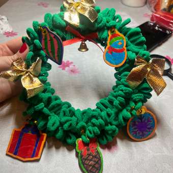 Набор для творчества Десятое королевство Декор Рождественский венок скрапбукинг: отзыв пользователя ДетМир