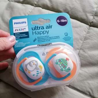 Пустышка Philips Avent ортодонтическая от 6 мес. 2 шт.: отзыв пользователя ДетМир