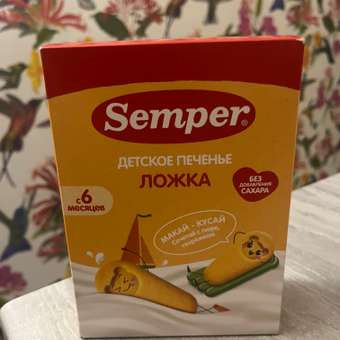 Печенье детское Semper ложка 120г с 6м: отзыв пользователя ДетМир