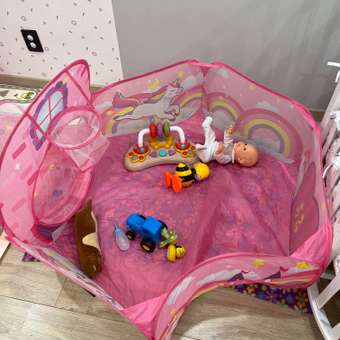 Палатка BabyGo Замок принцессы 3в1 FCJ0801187: отзыв пользователя Детский Мир