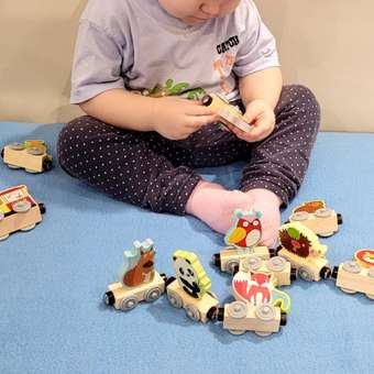 Поезд TrendToys деревянный поезд для малышей: отзыв пользователя Детский Мир