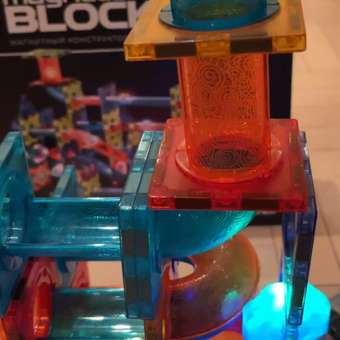 Конструктор Attivio Горки магнитный 110 дет.: отзыв пользователя Детский Мир