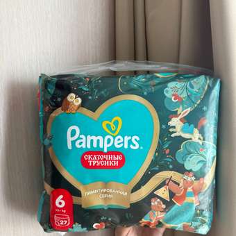 Трусики Pampers Pants Сказочные 6 (15+ кг) 27 шт.: отзыв пользователя ДетМир