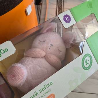Игрушка ночник BabyGo Спящий зайка: отзыв пользователя Детский Мир