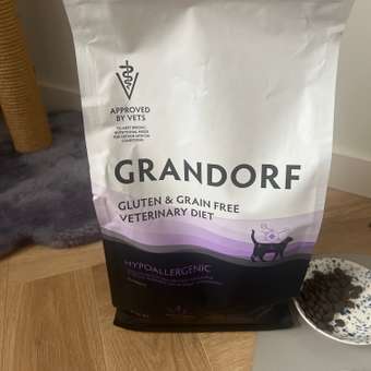 Корм для кошек GRANDORF VETERINARY с пищевой аллергией 2кг: отзыв пользователя. Зоомагазин Зоозавр