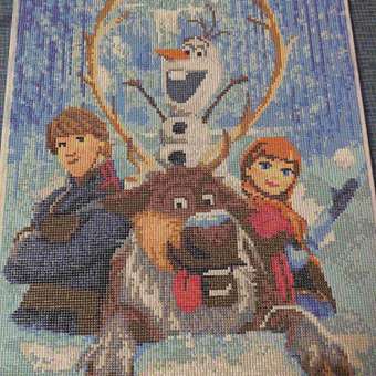 Алмазная мозаика Art on Canvas Холодное сердце: отзыв пользователя Детский Мир