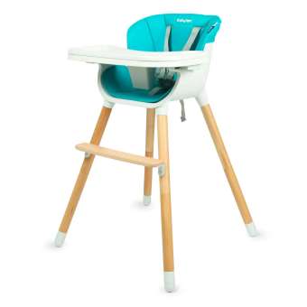 Стульчик для кормления Babyton Woody Turquoise трансформер: отзыв пользователя ДетМир
