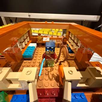 Конструктор LEGO Minecraft Лягушачий дом 400 дет.: отзыв пользователя Детский Мир