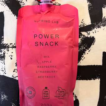 Пюре фруктовое Nutrino Lab Яблоко малина клубника свекла power mix 200 гр: отзыв пользователя Детский Мир
