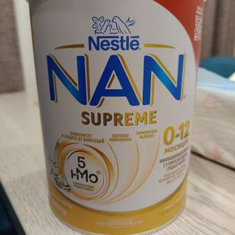 Смесь сухая NAN Supreme молочная 0-12 мес 800 г: отзыв пользователя ДетМир