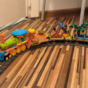 Конструктор РУБРИК Чебурашка Апельсиновый поезд 553 дет.: отзыв пользователя Детский Мир