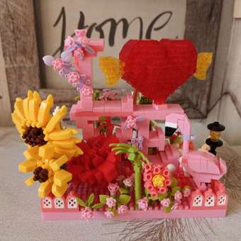 Конструктор Yofun Balody Цветы с сердцем 1288 дет.: отзыв пользователя Детский Мир