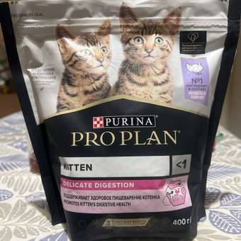 Корм сухой для котят PRO PLAN 400г с индейкой при чувствительном пищеварении: отзыв пользователя. Зоомагазин Зоозавр