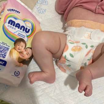 Подгузники MANU Микс S (4-8 кг) 29 шт.: отзыв пользователя ДетМир