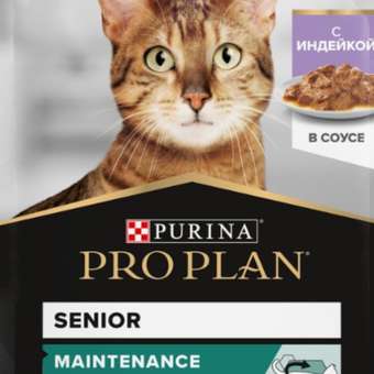 Корм влажный для кошек PRO PLAN MAINTENANCE 85 г с индейкой в соусе: отзыв пользователя. Зоомагазин Зоозавр