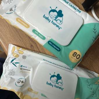 Влажные салфетки Baby Honey Eco 2 упак. 160 шт.: отзыв пользователя Детский Мир