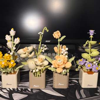 Конструктор Yofun Пионы 336 дет.: отзыв пользователя Детский Мир