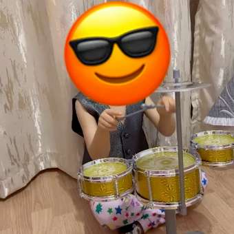 Игрушка музыкальная Yasini Toys барабаны: отзыв пользователя Детский Мир