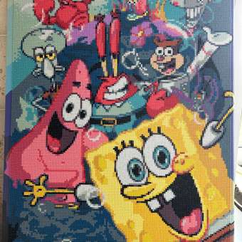 Алмазная мозаика Art on Canvas Губка Боб и друзья в ассортименте: отзыв пользователя Детский Мир