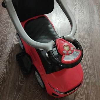 Пушкар BabyGo Красная с ручкой: отзыв пользователя ДетМир