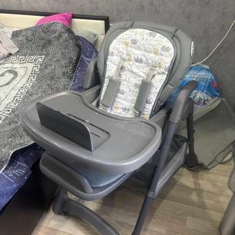 Стульчик для кормления Babyton Sweet Meals Grey серый: отзыв пользователя ДетМир