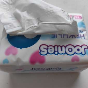 Бумажные платочки Joonies 150 шт.: отзыв пользователя Детский Мир