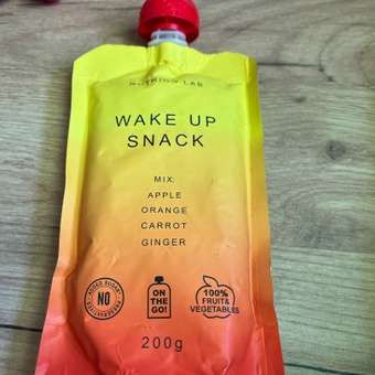 Пюре Nutrino Lab Яблоко апельсин и морковь с имбирем с 3 лет 200 г: отзыв пользователя Детский Мир