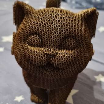 Конструктор QBRIX 3D картонный Еще три котика 20030: отзыв пользователя ДетМир