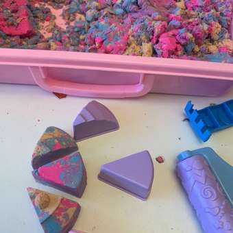 Кинетический песок TrendToys 1.5 кг (бежевый, голубой, розовый): отзыв пользователя Детский Мир