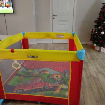 Манеж кровать Babyton Red-Yellow: отзыв пользователя Детский Мир