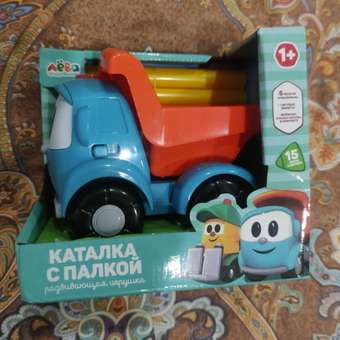 Игрушка ТОТОША каталка Грузовичок Лева на палке: отзыв пользователя Детский Мир