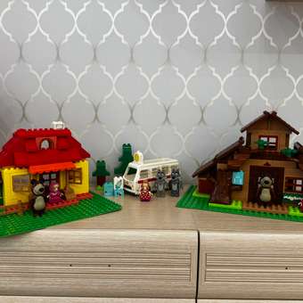 Конструктор QMAN Маша и Медведь 113 дет.: отзыв пользователя Детский Мир