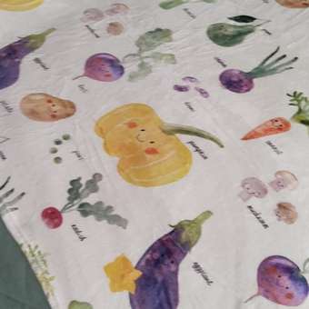 Плед FUTURINO Home Овощная ферма 100х140: отзыв пользователя Детский Мир