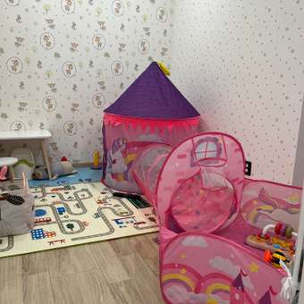 Палатка BabyGo Замок принцессы 3в1 FCJ0801187: отзыв пользователя Детский Мир