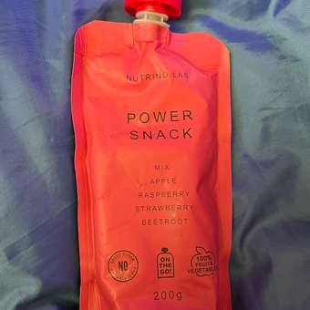 Пюре фруктовое Nutrino Lab Яблоко малина клубника свекла power mix 200 гр: отзыв пользователя Детский Мир