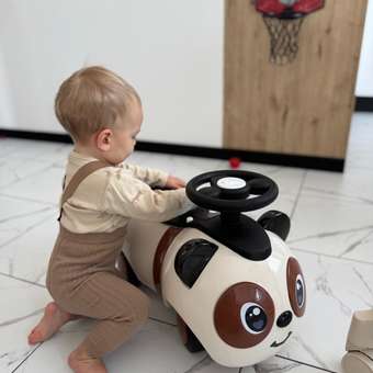 Каталка BabyGo Панда белый: отзыв пользователя Детский Мир