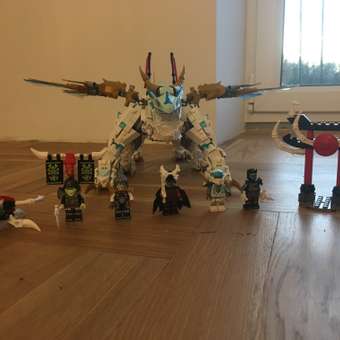 Конструктор LEGO NINJAGO Ледяной дракон Зейна 973 дет.: отзыв пользователя Детский Мир