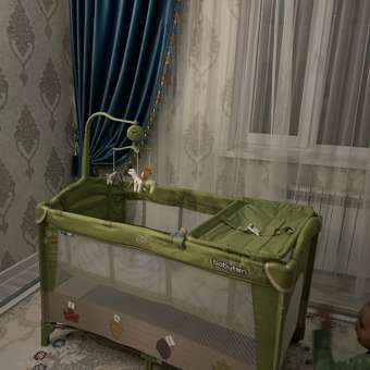 Манеж кровать Babyton Dreamy Green: отзыв пользователя Детский Мир
