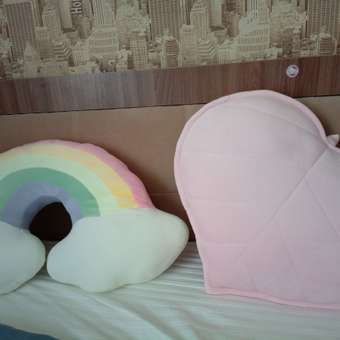 Подушка декоративная FUTURINO Home Розовый лист: отзыв пользователя Детский Мир