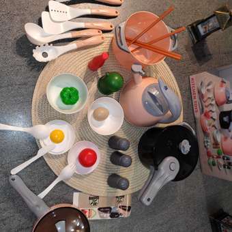 Игрушка TrendToys посуда, продукты, чайник 32 предм.: отзыв пользователя Детский Мир