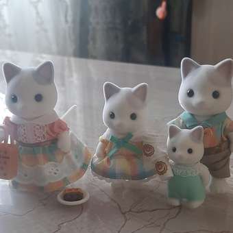 Игровой набор Sylvanian Families Семья Латте котов: отзыв пользователя ДетМир