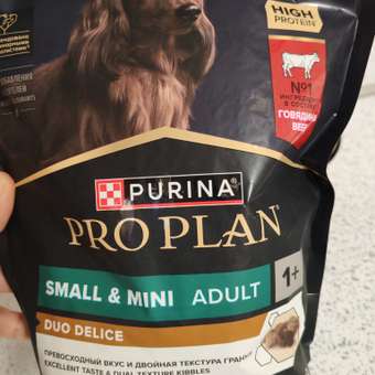 Корм сухой для собак PRO PLAN DUO DELICE 700г с говядиной для мелких и карликовых пород: отзыв пользователя. Зоомагазин Зоозавр