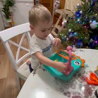 Игрушка BAZUMI раковина, посуда, продукты 24 предм.: отзыв пользователя Детский Мир