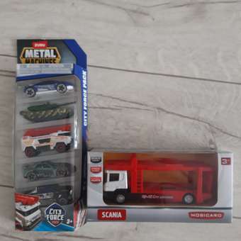 Автовоз Mobicaro Scania 1:64: отзыв пользователя Детский Мир