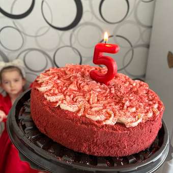 Свеча Веселая затея Цифра 5 блестящая 1502-2150: отзыв пользователя Детский Мир