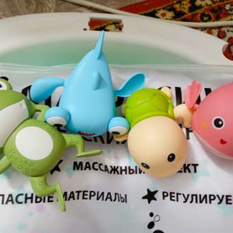 Игрушка BAZUMI Заводные для ванны 4шт набор: отзыв пользователя Детский Мир