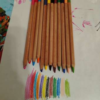 Карандаши цветные Гамма Мультики 12цветов супермягкие 080220216: отзыв пользователя Детский Мир