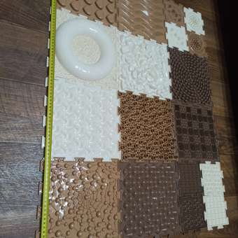 Коврик-пазл ARTSTEP массажный развивающий детский 25 x 282 см: отзыв пользователя Детский Мир