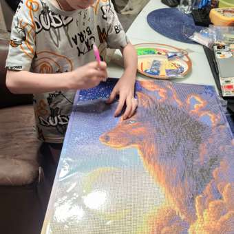 Алмазная мозаика Это просто шедевр Вожак в ассортименте: отзыв пользователя Детский Мир